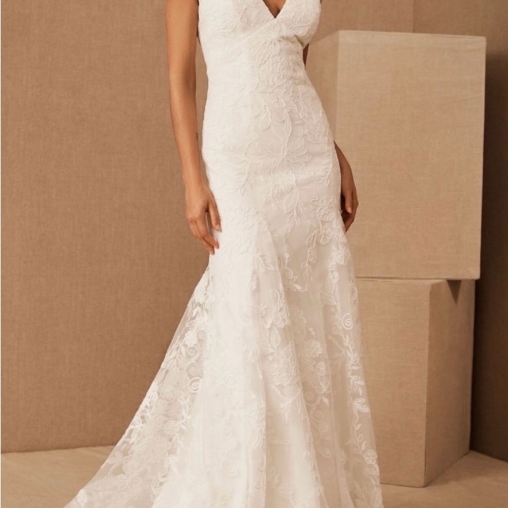 Jenny Yoo White Lace Wedding Dress